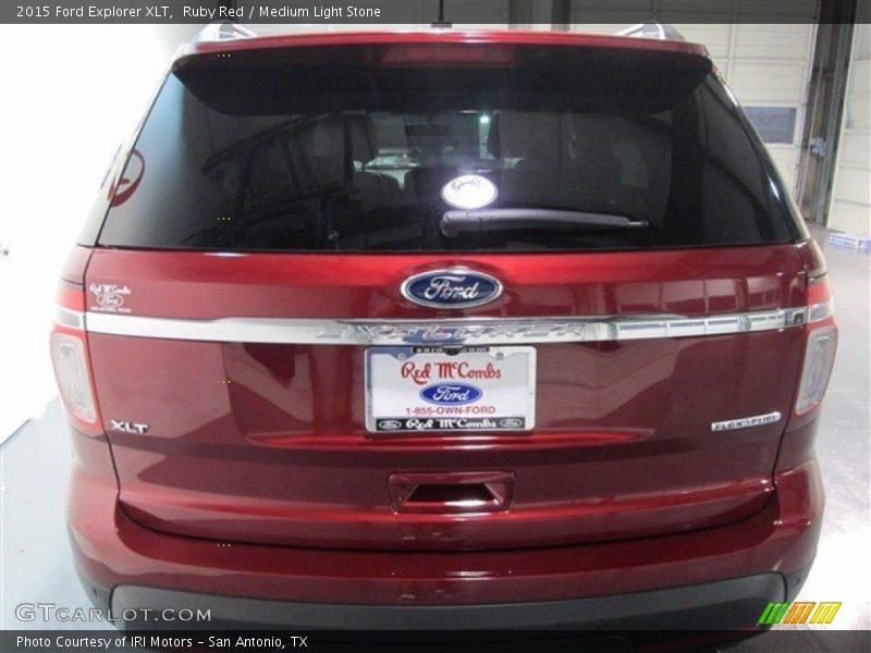 Ruby Red / Medium Light Stone 2015 Ford Explorer XLT