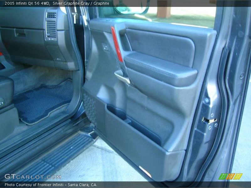 Silver Graphite Gray / Graphite 2005 Infiniti QX 56 4WD