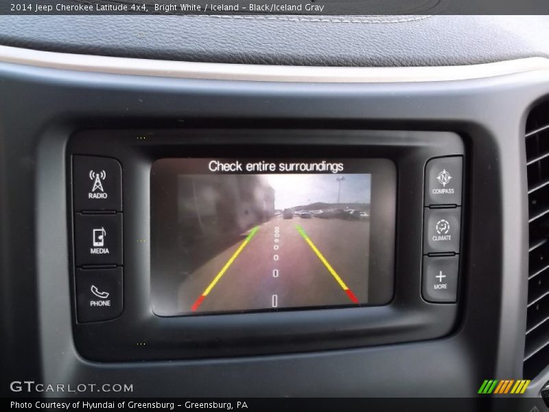 Bright White / Iceland - Black/Iceland Gray 2014 Jeep Cherokee Latitude 4x4