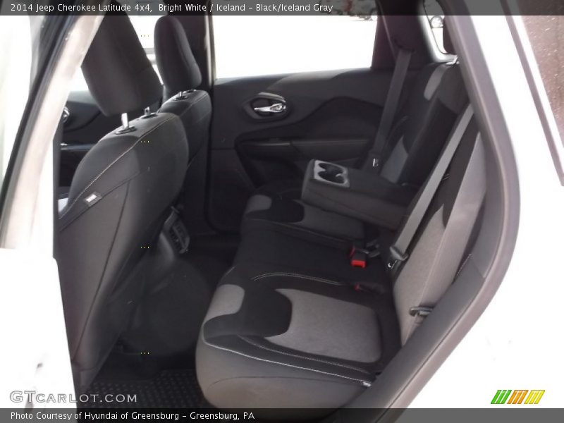 Bright White / Iceland - Black/Iceland Gray 2014 Jeep Cherokee Latitude 4x4