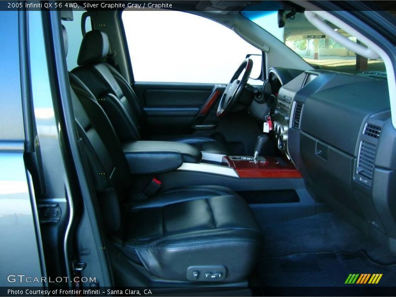 Silver Graphite Gray / Graphite 2005 Infiniti QX 56 4WD