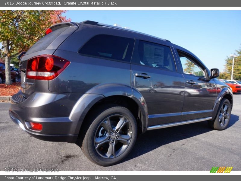 Granite Crystal Metallic / Black 2015 Dodge Journey Crossroad