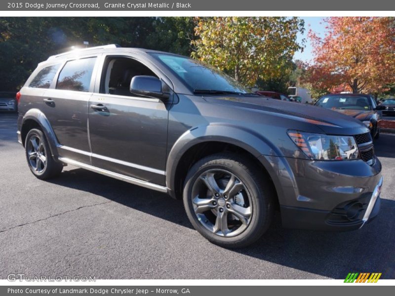 Granite Crystal Metallic / Black 2015 Dodge Journey Crossroad