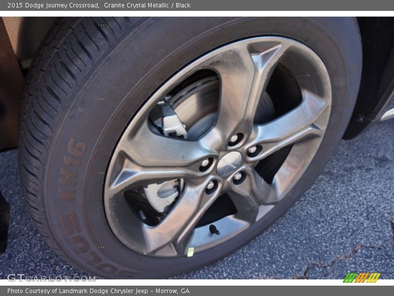 Granite Crystal Metallic / Black 2015 Dodge Journey Crossroad