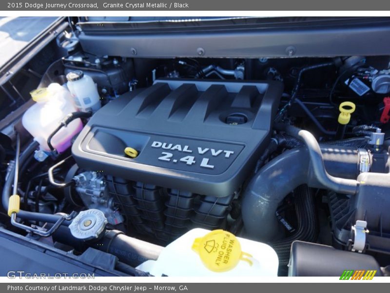 Granite Crystal Metallic / Black 2015 Dodge Journey Crossroad