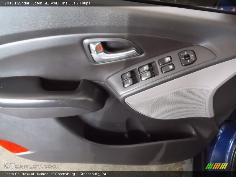 Iris Blue / Taupe 2013 Hyundai Tucson GLS AWD