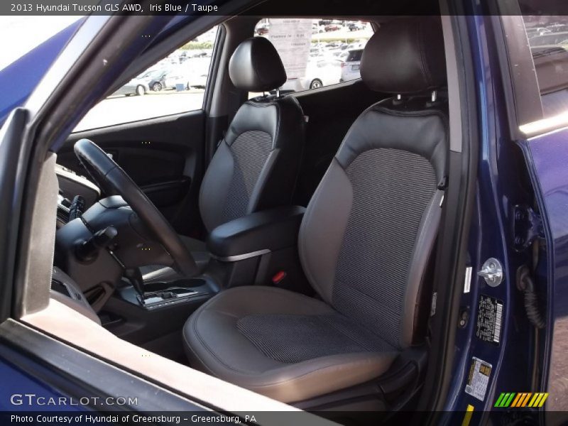 Iris Blue / Taupe 2013 Hyundai Tucson GLS AWD
