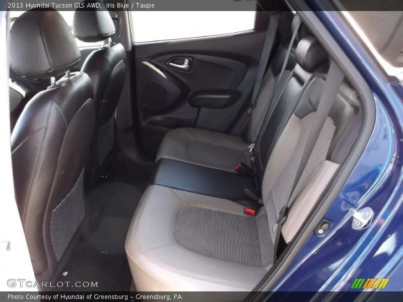 Iris Blue / Taupe 2013 Hyundai Tucson GLS AWD