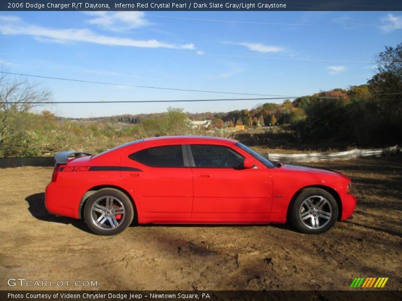 Inferno Red Crystal Pearl / Dark Slate Gray/Light Graystone 2006 Dodge Charger R/T Daytona