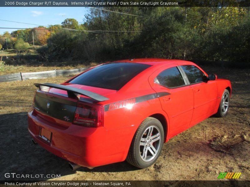 Inferno Red Crystal Pearl / Dark Slate Gray/Light Graystone 2006 Dodge Charger R/T Daytona