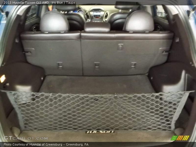 Iris Blue / Taupe 2013 Hyundai Tucson GLS AWD
