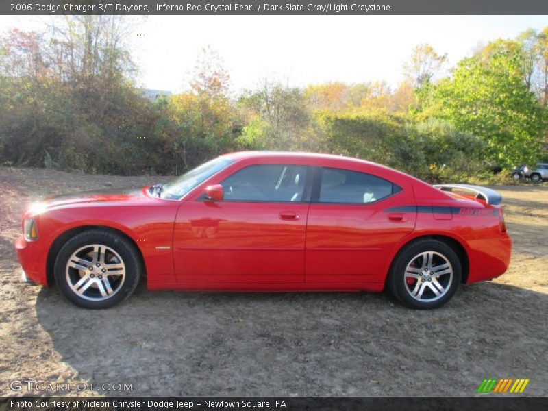 Inferno Red Crystal Pearl / Dark Slate Gray/Light Graystone 2006 Dodge Charger R/T Daytona