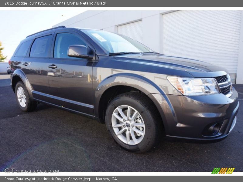 Granite Crystal Metallic / Black 2015 Dodge Journey SXT