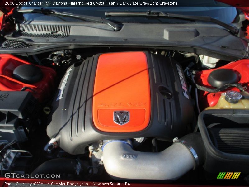 Inferno Red Crystal Pearl / Dark Slate Gray/Light Graystone 2006 Dodge Charger R/T Daytona