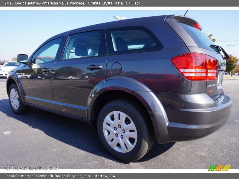 Granite Crystal Metallic / Black 2015 Dodge Journey American Value Package