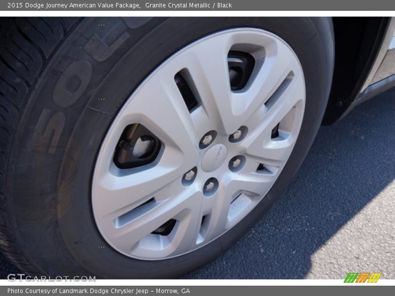 Granite Crystal Metallic / Black 2015 Dodge Journey American Value Package