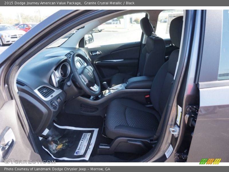 Granite Crystal Metallic / Black 2015 Dodge Journey American Value Package