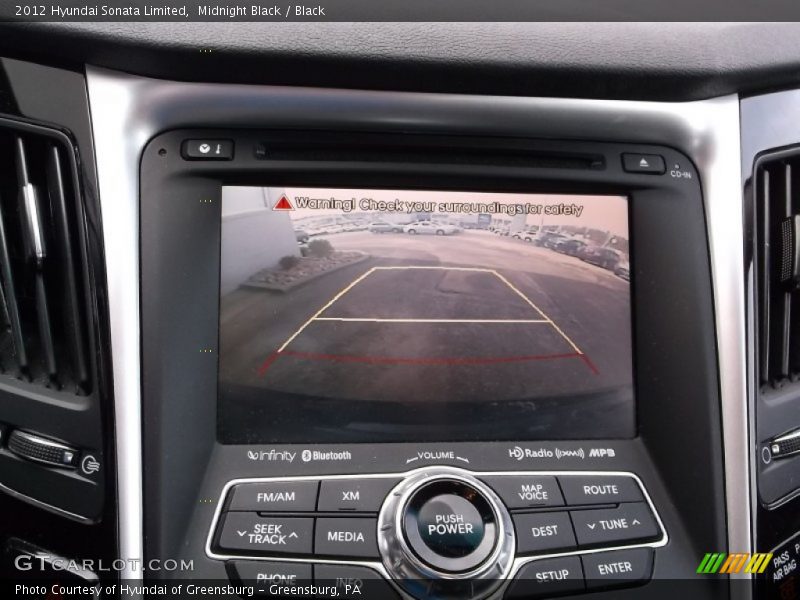Midnight Black / Black 2012 Hyundai Sonata Limited