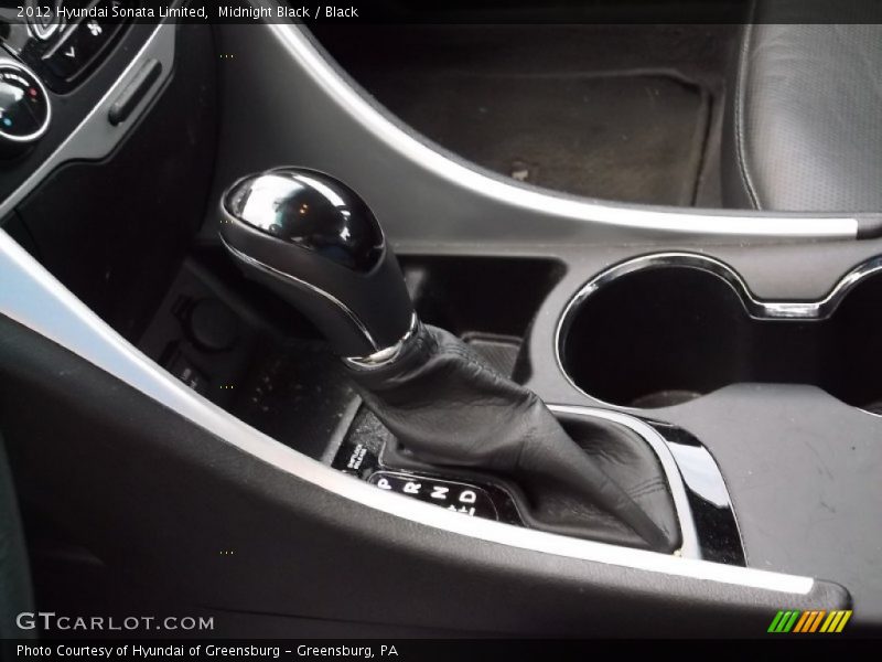 Midnight Black / Black 2012 Hyundai Sonata Limited