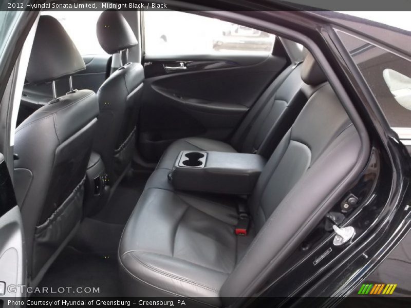 Midnight Black / Black 2012 Hyundai Sonata Limited