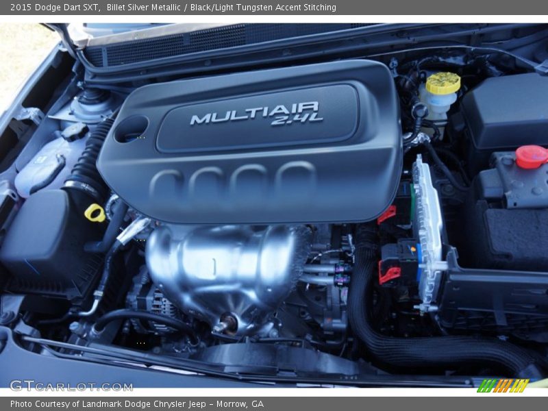Billet Silver Metallic / Black/Light Tungsten Accent Stitching 2015 Dodge Dart SXT