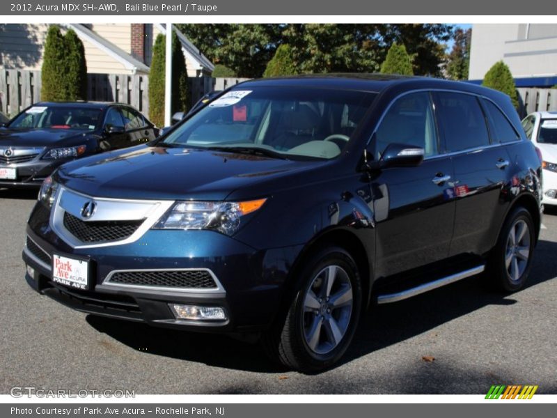 Bali Blue Pearl / Taupe 2012 Acura MDX SH-AWD