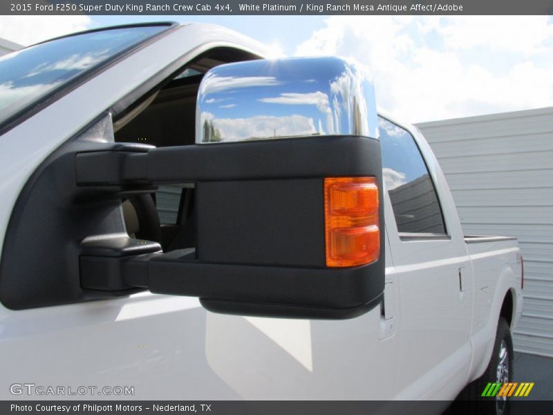 White Platinum / King Ranch Mesa Antique Affect/Adobe 2015 Ford F250 Super Duty King Ranch Crew Cab 4x4