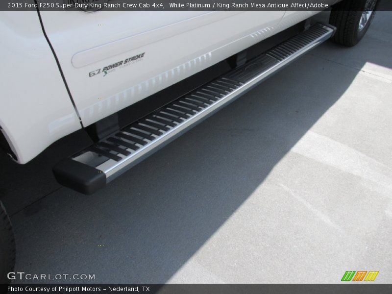 White Platinum / King Ranch Mesa Antique Affect/Adobe 2015 Ford F250 Super Duty King Ranch Crew Cab 4x4