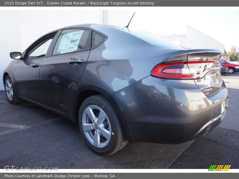Granite Crystal Metallic / Black/Light Tungsten Accent Stitching 2015 Dodge Dart SXT