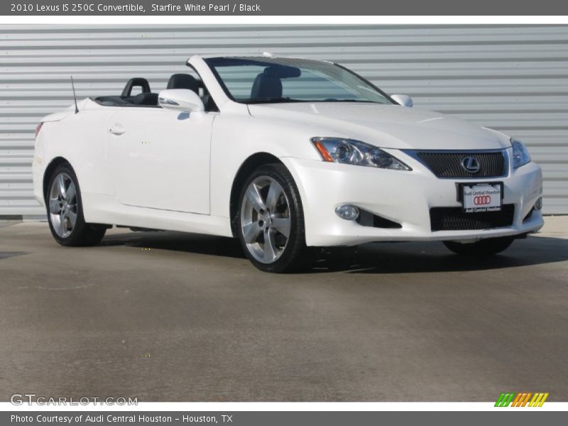 Starfire White Pearl / Black 2010 Lexus IS 250C Convertible