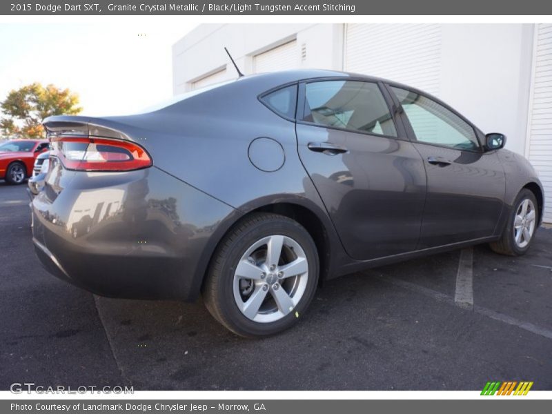 Granite Crystal Metallic / Black/Light Tungsten Accent Stitching 2015 Dodge Dart SXT