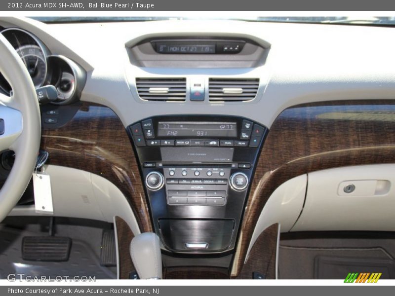 Bali Blue Pearl / Taupe 2012 Acura MDX SH-AWD