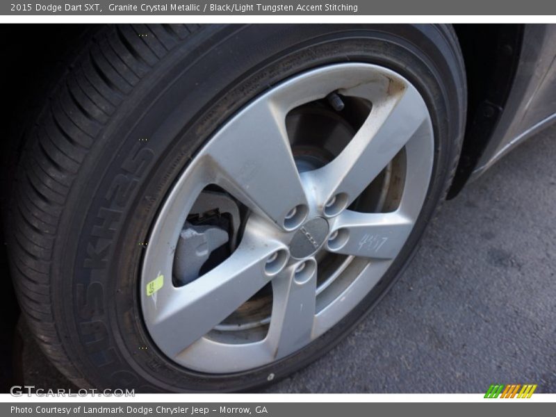 Granite Crystal Metallic / Black/Light Tungsten Accent Stitching 2015 Dodge Dart SXT