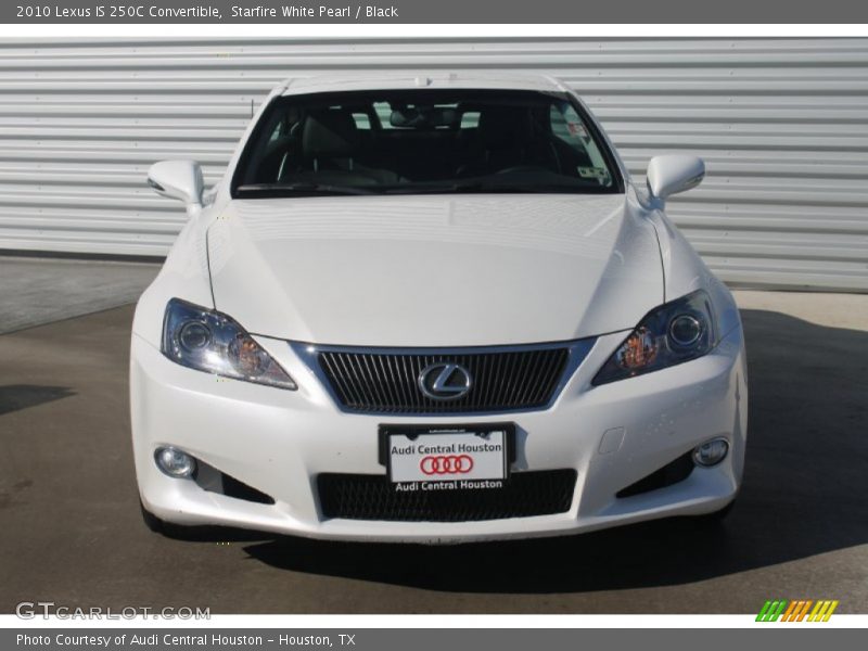 Starfire White Pearl / Black 2010 Lexus IS 250C Convertible