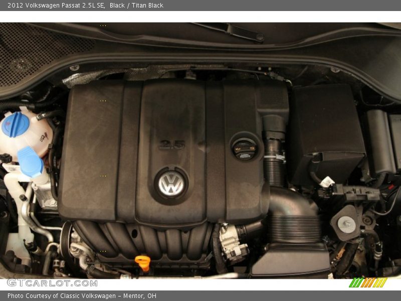 Black / Titan Black 2012 Volkswagen Passat 2.5L SE