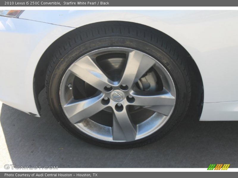 Starfire White Pearl / Black 2010 Lexus IS 250C Convertible