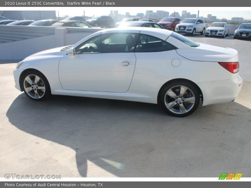 Starfire White Pearl / Black 2010 Lexus IS 250C Convertible