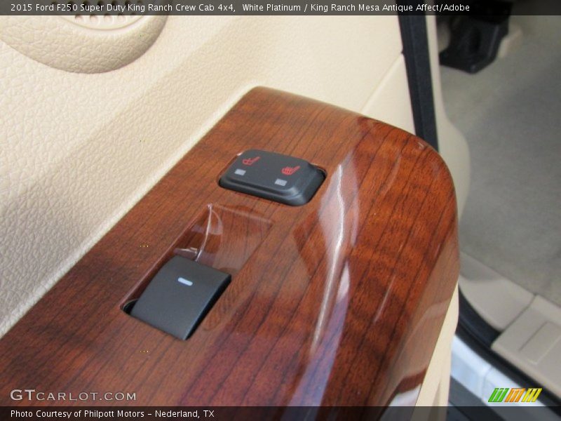 White Platinum / King Ranch Mesa Antique Affect/Adobe 2015 Ford F250 Super Duty King Ranch Crew Cab 4x4
