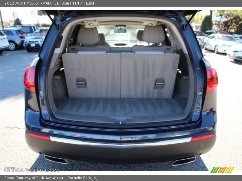 Bali Blue Pearl / Taupe 2012 Acura MDX SH-AWD
