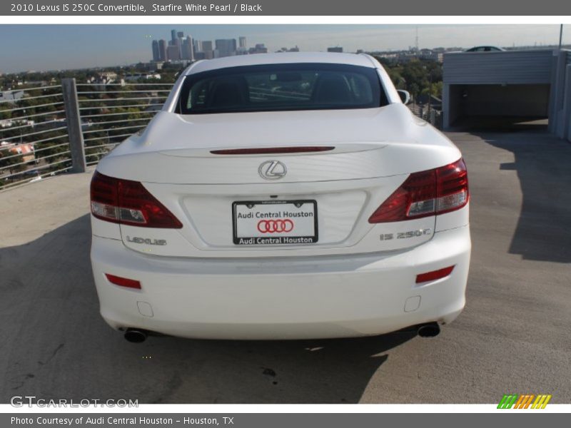 Starfire White Pearl / Black 2010 Lexus IS 250C Convertible