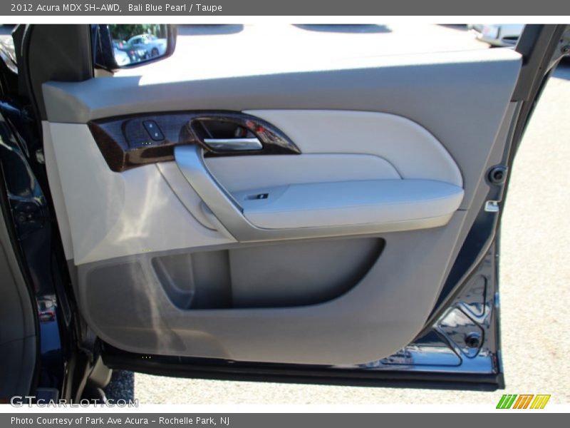 Bali Blue Pearl / Taupe 2012 Acura MDX SH-AWD