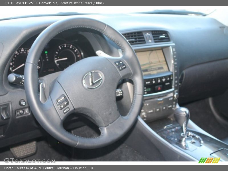 Starfire White Pearl / Black 2010 Lexus IS 250C Convertible