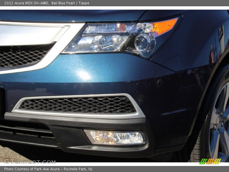 Bali Blue Pearl / Taupe 2012 Acura MDX SH-AWD