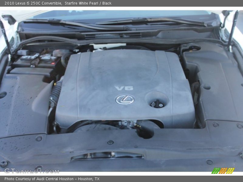 Starfire White Pearl / Black 2010 Lexus IS 250C Convertible