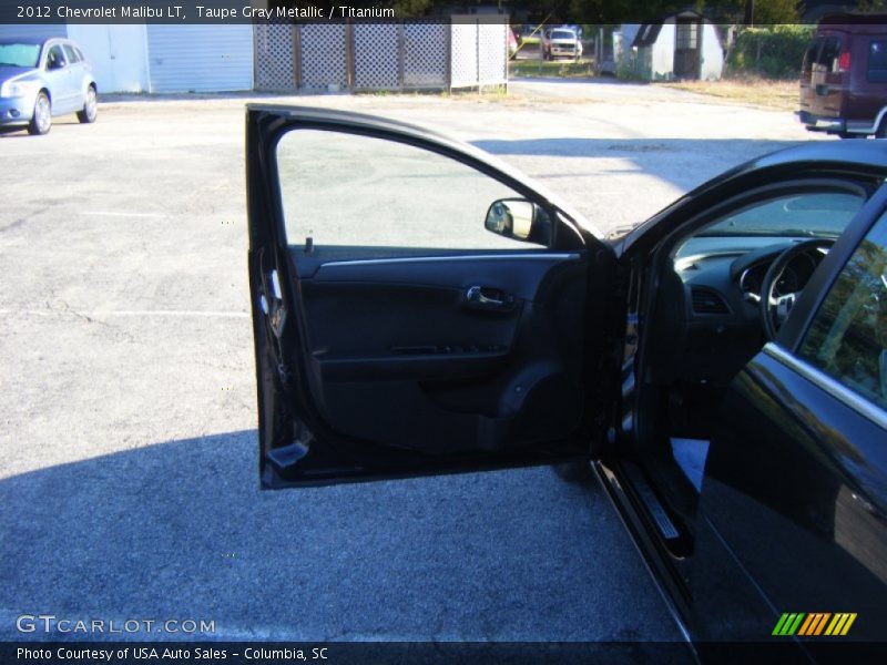 Taupe Gray Metallic / Titanium 2012 Chevrolet Malibu LT
