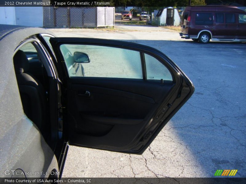 Taupe Gray Metallic / Titanium 2012 Chevrolet Malibu LT