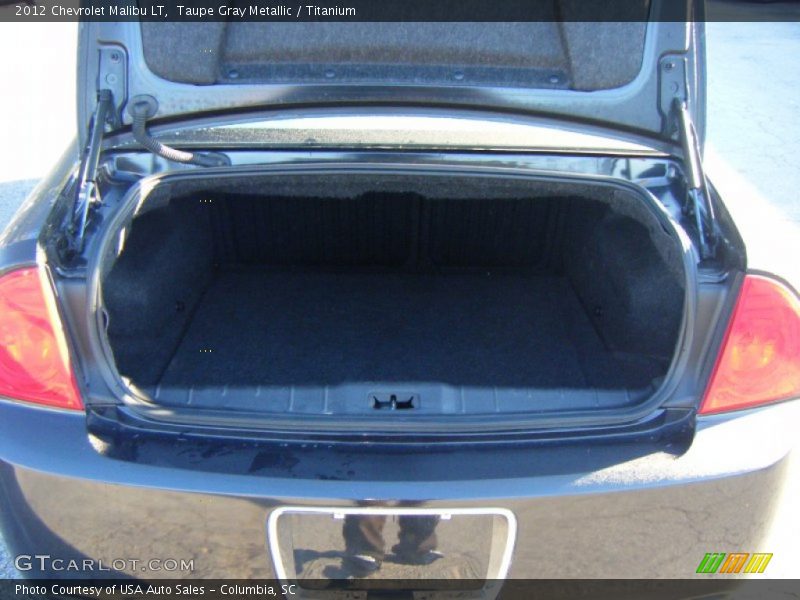 Taupe Gray Metallic / Titanium 2012 Chevrolet Malibu LT