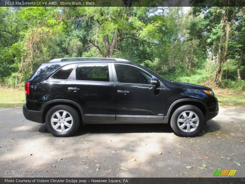 Ebony Black / Black 2013 Kia Sorento LX V6 AWD