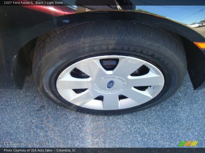 Black / Light Stone 2007 Ford Fusion S