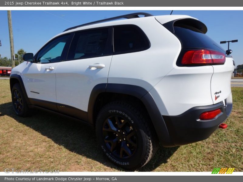 Bright White / Trailhawk Black 2015 Jeep Cherokee Trailhawk 4x4